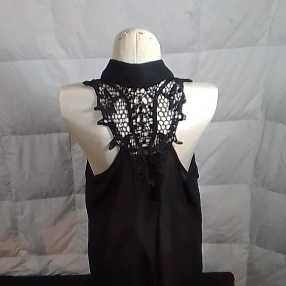 Sheer black button up by eyeshadow - Picture 3 of 4